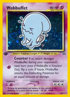 Matching English Wobbuffet card