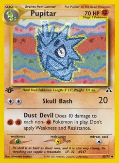 Matching English Pupitar card