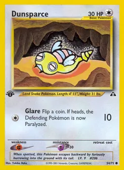 Matching English Dunsparce card