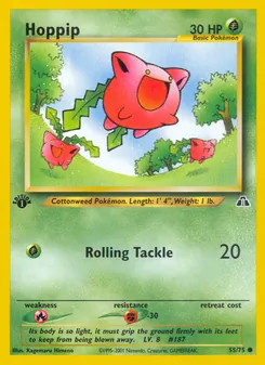 Matching English Hoppip card