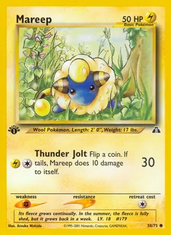 Matching English Mareep card