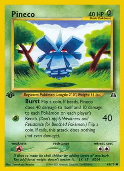 Matching English Pineco card