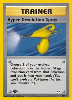 Matching English Hyper Devolution Spray card