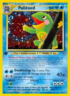 Matching English Politoed card