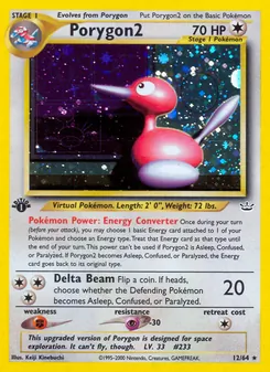 Matching English Porygon2 card