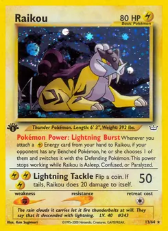 Matching English Raikou card