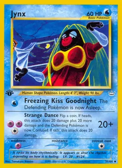 Matching English Jynx card