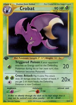 Matching English Crobat card