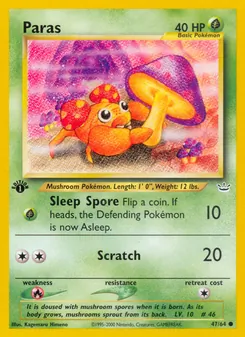 Matching English Paras card