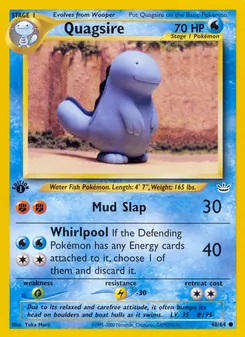 Matching English Quagsire card