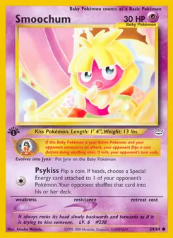 Matching English Smoochum card