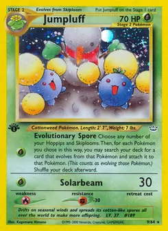 Matching English Jumpluff card