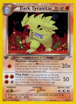 Dark Tyranitar, labelled