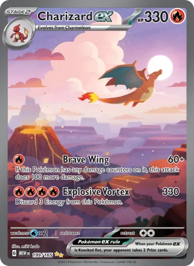 Charizard ex special illustration rare from Pokemon 151