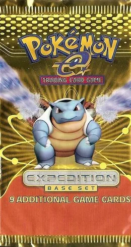 Expedition Base Set booster pack, Blastoise